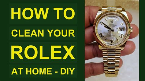 how to clean rolex watch at home|my Rolex watch keeps stopping.